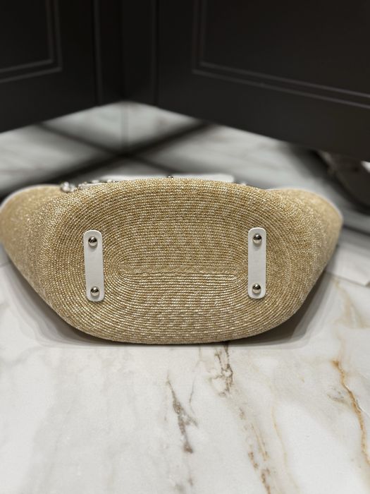 Koszyk Chanel White Leather