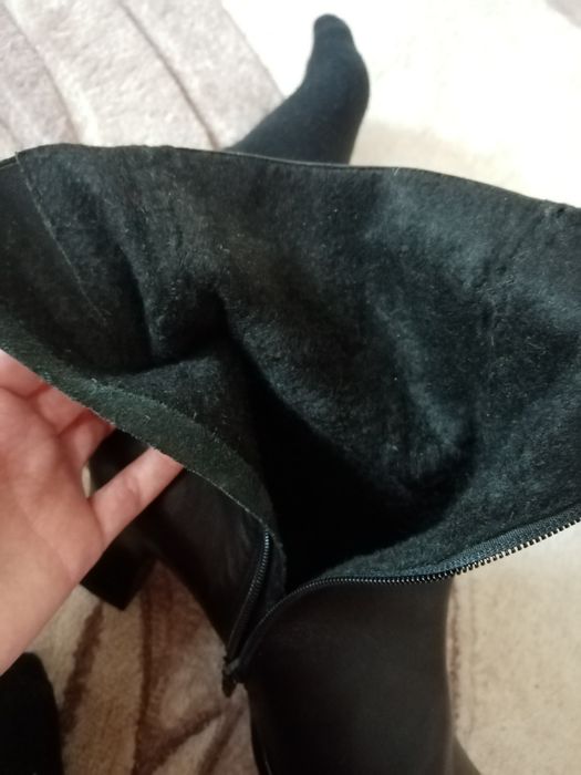 Шкіряні, Осінні чобітки з Італії.