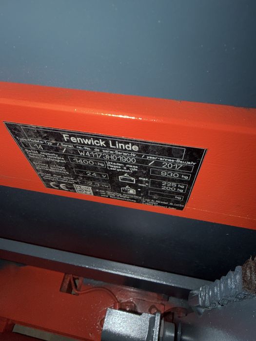 Paleciak elektryczny Linde L 14 jak Nowy 2017 r 1400 kg 240 cm