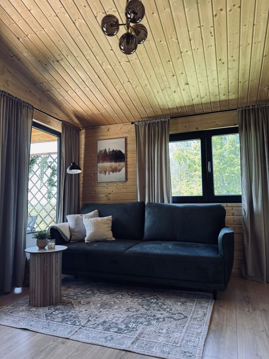 Domek z jacuzzi nad rzeką  z najpiekniejszym widokiem w okolicy