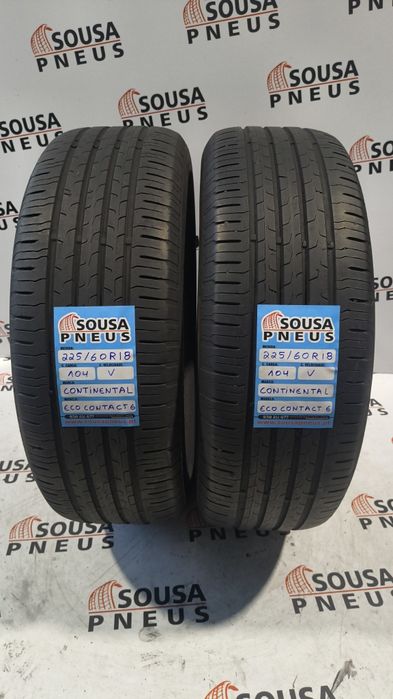 2 pneus semi novos 225-60R18 Continental - Oferta dos Portes