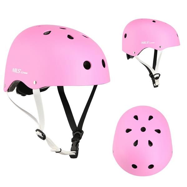 Mtw001 różowy rozm. l(58-61cm) kask nils extreme