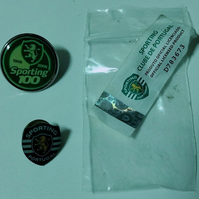 PIN,s do Sporting conjunto de 2