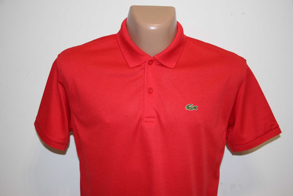 Червоне поло Lacoste