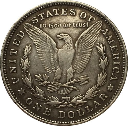 Сувенирная монета 1 Morgan Dollar 1888 («Моргановский доллар»)