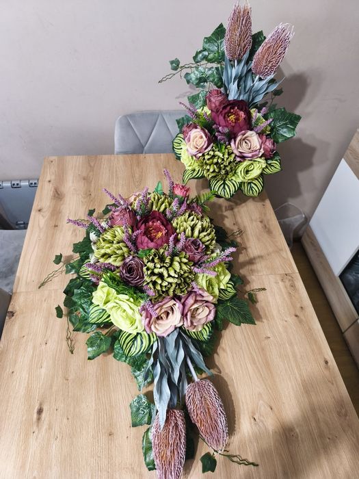 Komplet nagrobny, stroik na cmentarz