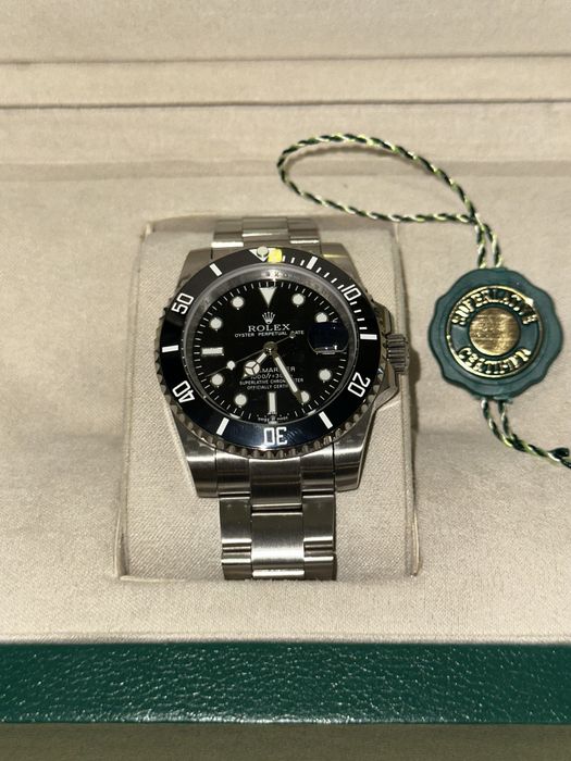 Rolex Submariner 36mm com caixa.