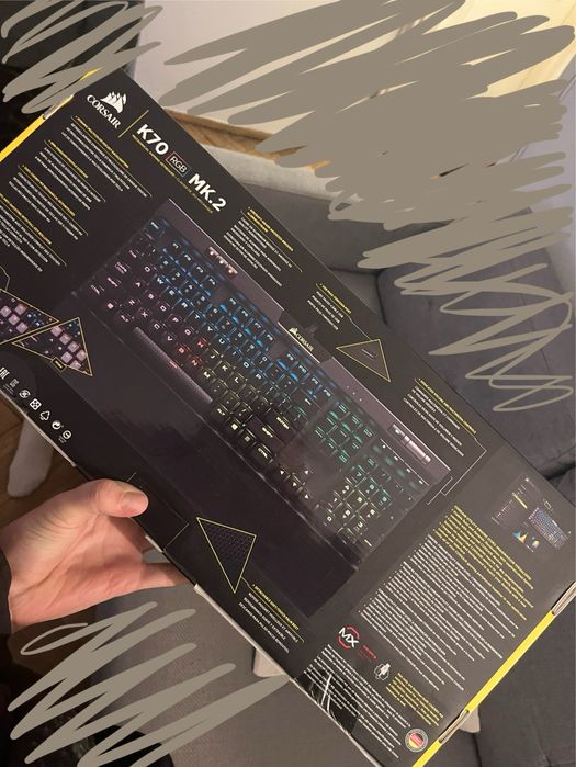 Klawiatura gamingowa Corsair K70