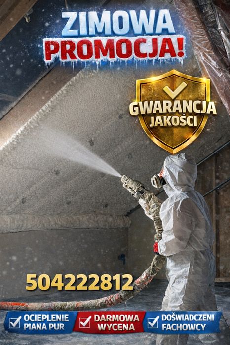 Piana Pur, ocieplenie domu pianką pur, izolacje natryskowe,docieplenia