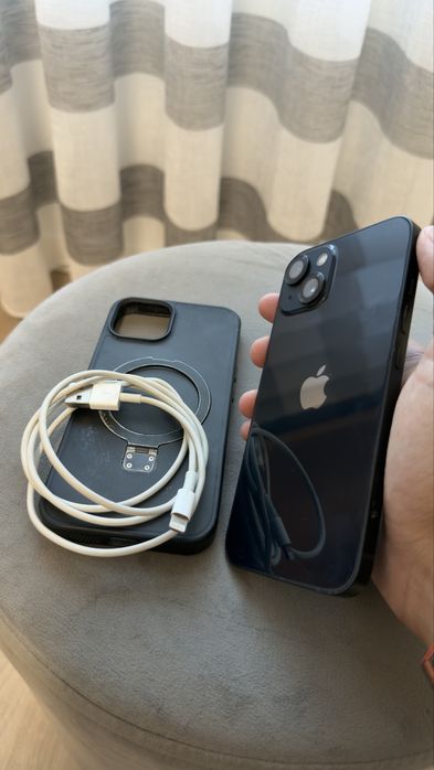 Aceito trocas/retomas. Apple iPhone 13 128GB 77% "meia-noite" + capa e cabo