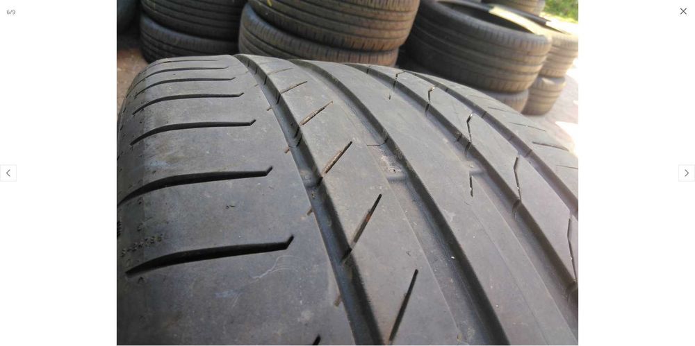 2x Continental ContiSportContact 5 255/40 R20 5,9-6,4mm
