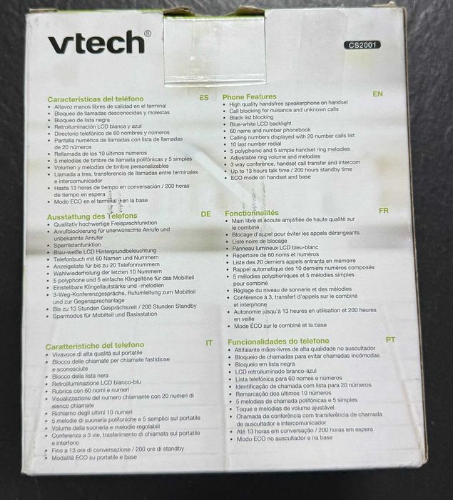 Telefon bezprzewodowy Vtech CS2001
