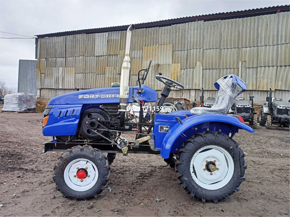 Mототрактор Forte RT 161 ФOPTE + Фреза та Плуг доставка безкоштовна