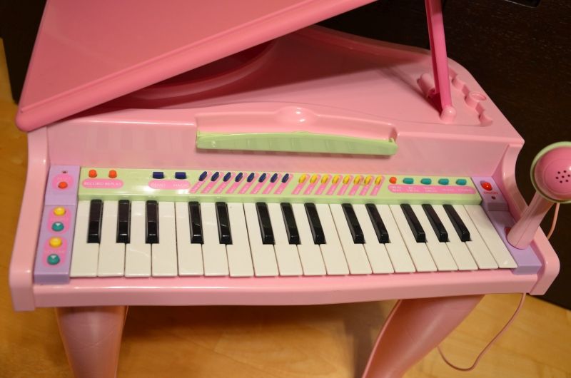 Elektryczne pianino fortepian krzesełko zabawka edukacyjna dla dzieci