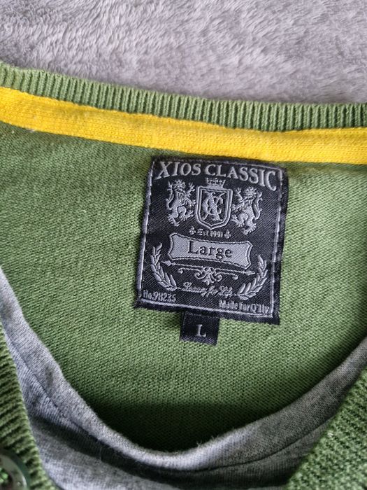 Sweterek elegancki męski Xios r.L 100%bawełna