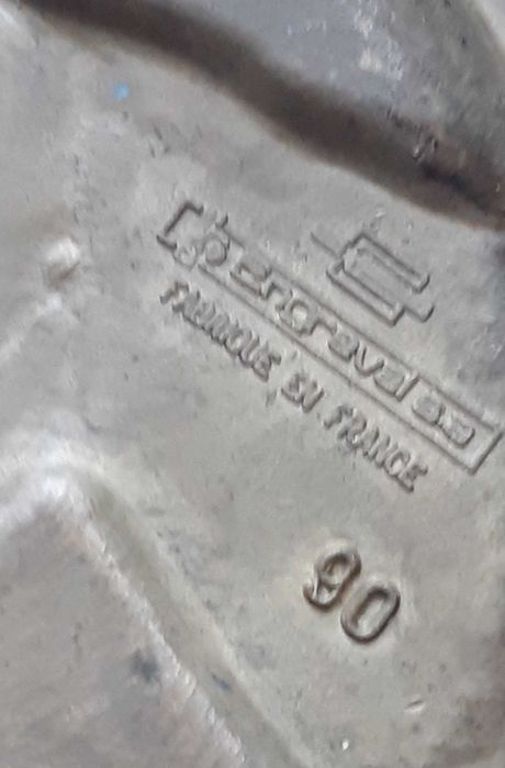 Cinzeiro Antigo em latão, origem Francesa