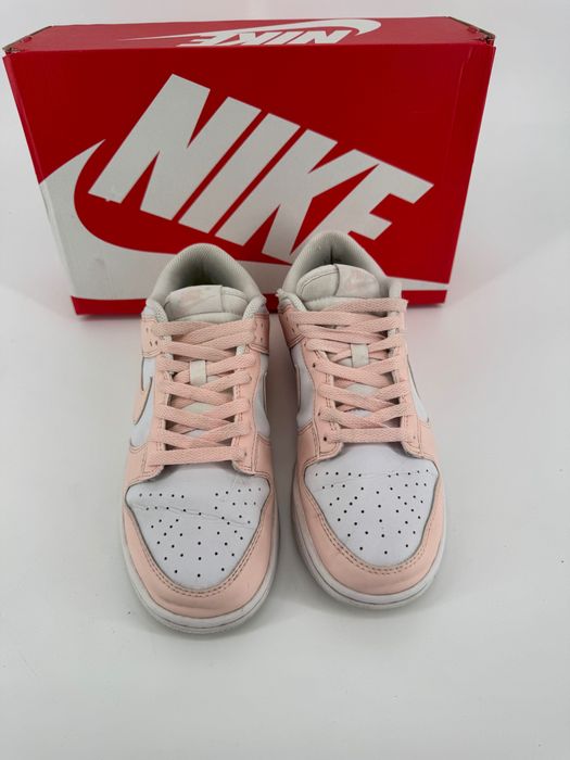 Nike dunk sneakersy niskie na lato damskie białe pomarańczowe 40,5