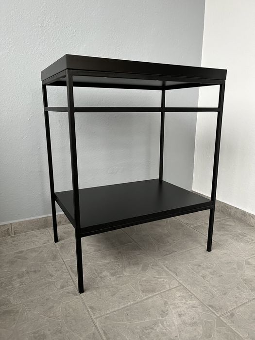 Konsola szafka pod umywalkę półka stolik czarna loft nowa 60x40