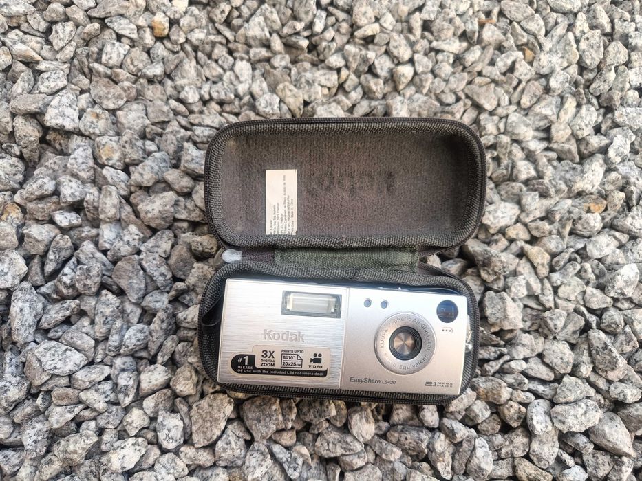 Aparat Vintage Kodak EasyShare LS420 + Etui | Cyfrówka Y2K Retro