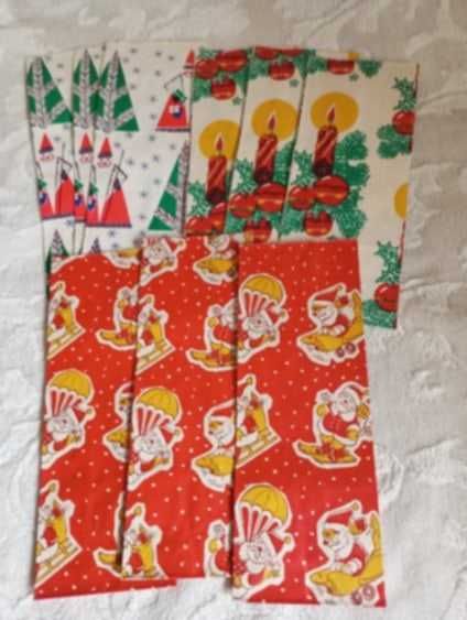 Sprzedam zestaw świątecznych torebek ŁZP z PRL