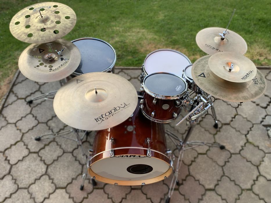 Perkusja Mapex Meridian Birch + Istanbul Agop + hardware +pokrowce