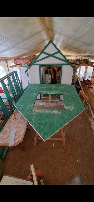 Umeblowany Domek ogrodowy