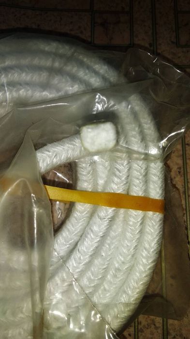 Керамошнур для котёл камин дымоход на твердотопливный асбестовый шнур