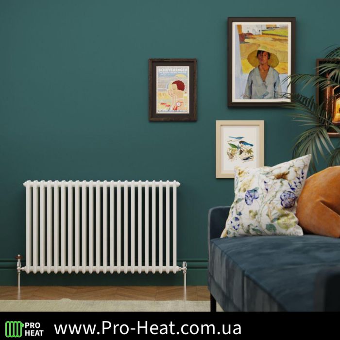 Дизайнерський радіатор опалення 600х1010 білий