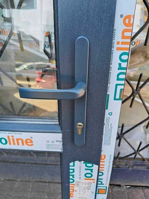 Drzwi pcv nowe 1800x2100 antracyt od reki  różne wymiary