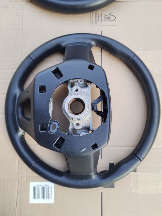 Руль Toyota Corolla E21, шкіра з підігрівом