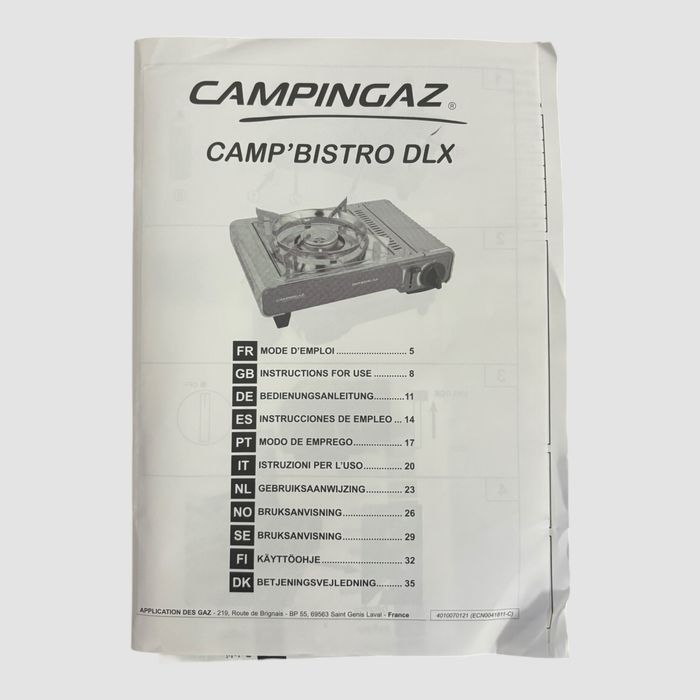 Fogão Portátil a Gás Campingaz Camp Bistro DLX 2200W com Mala