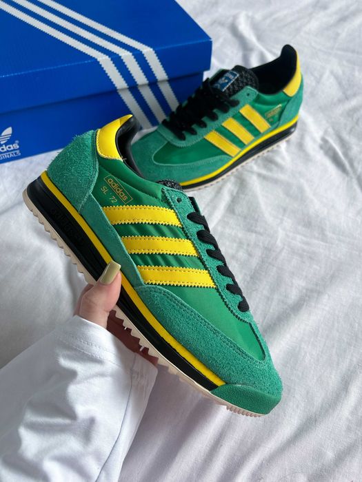 !LUXURY! Adidas SL 72 RS Green Yellow | 36 37 38 39 40 41