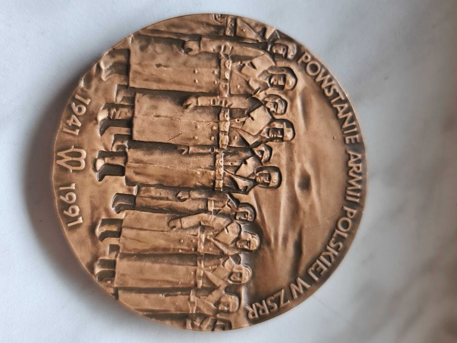 medal  gen Anders - powstanie Armii Polskiej w ZSRR