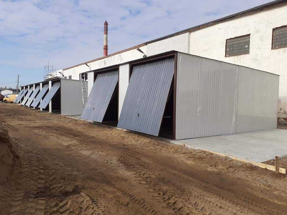 Garaże blaszane, garaż 8x7,hale, wiaty, producent, garaże na wymiar,