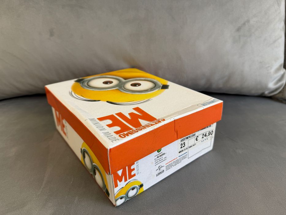 Кроссовки minions, кросівки Італія. 23 розмір. Италия кеды