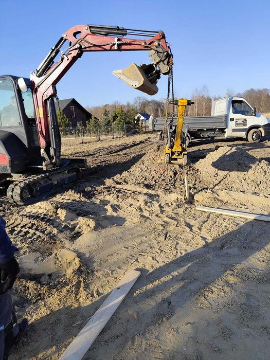 Minikoparka Usługi minikoparką z operatorem, Transport, roboty ziemne