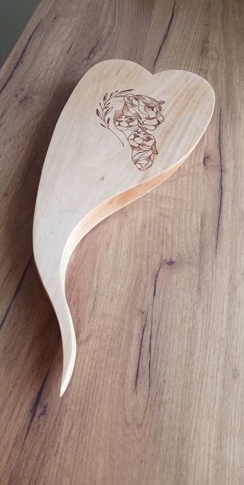 Rękodzieło wypalone w drewnie