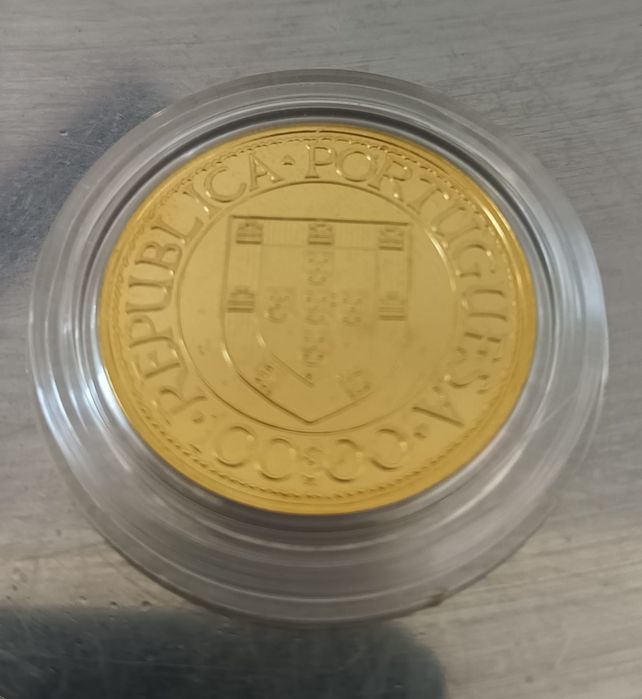 1988, Moeda da I série dos Descobrimentos em Ouro,  Bartolomeu Dias