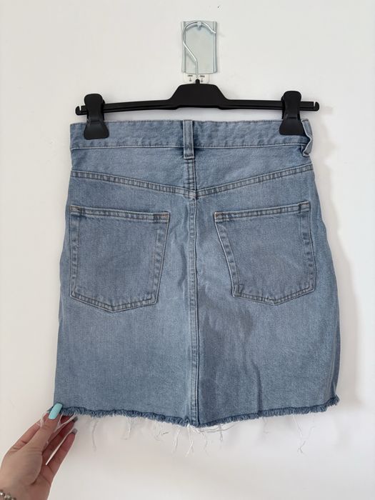 jeansowa spódnica mini h&m