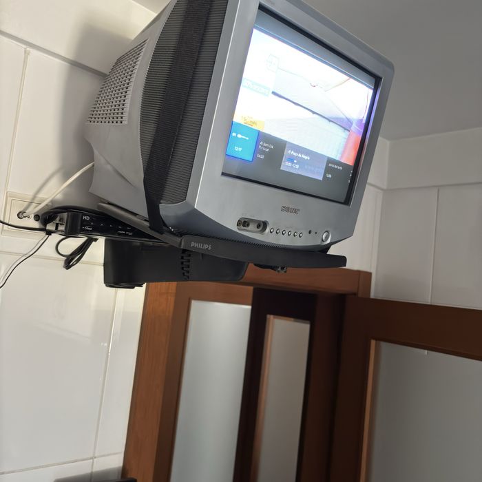 Sony Trinitron CRT + Suporte Philips – Excelente Estad