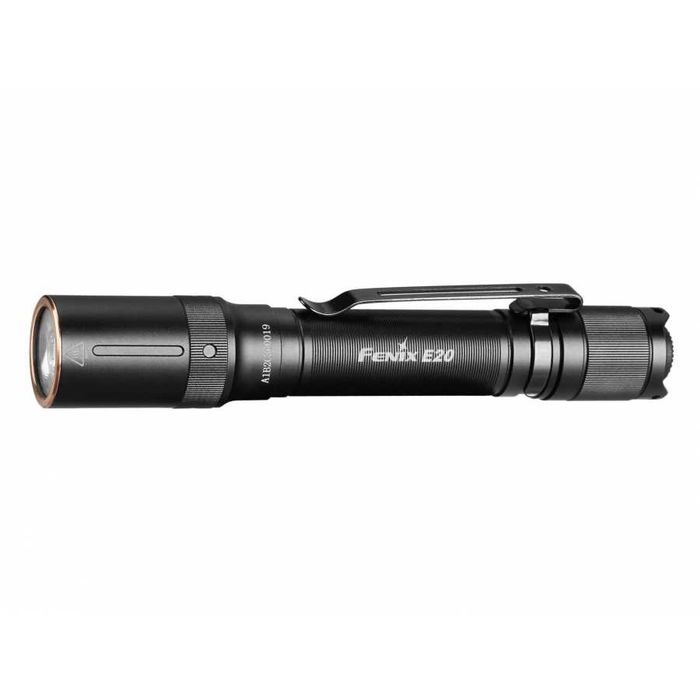 Fenix E20 V2.0 Latarka diodowa LED czarna 350lm ZASIĘG 126 metrów!
