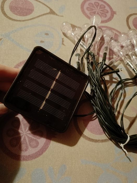 Lampki solarneee