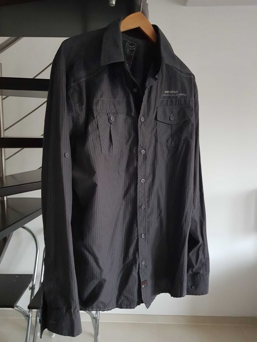 Bawełniana koszula męska L - XL stan bardzo dobry