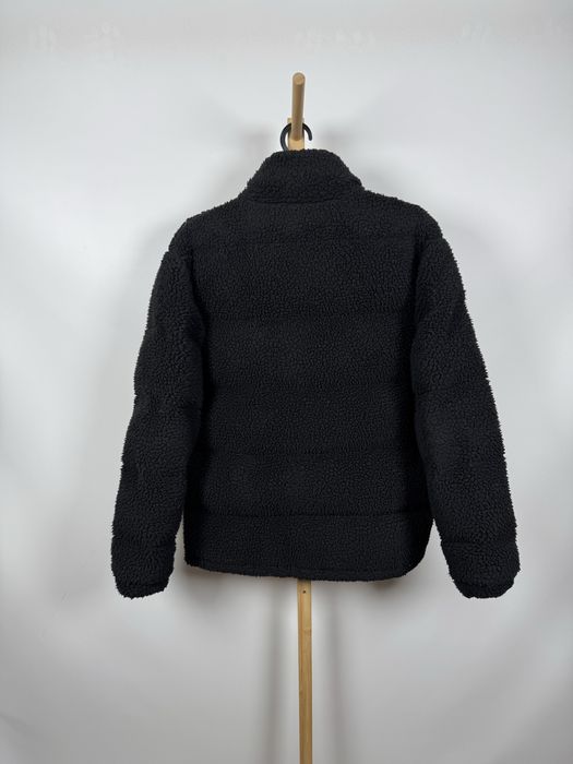 Karl Kani czarna kurtka pikowana ocieplana puffer miś baranek M