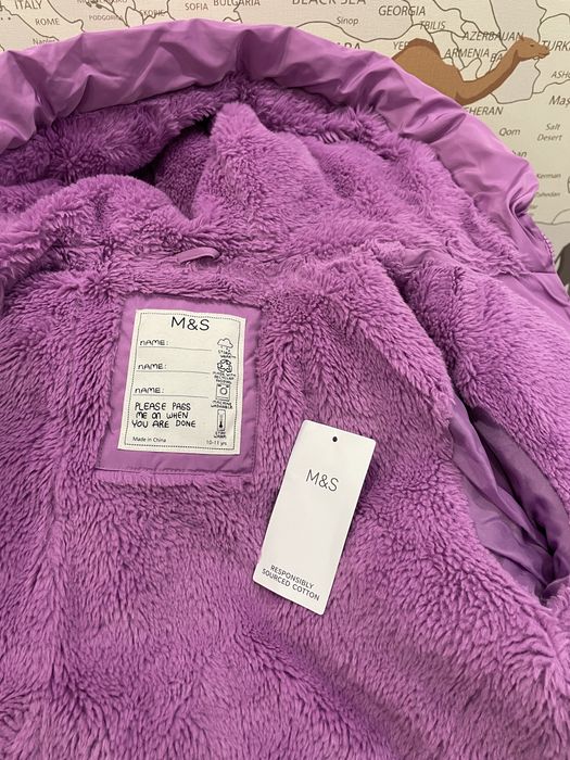 Куртка M&S, размер 146, девочка, 10-11 лет