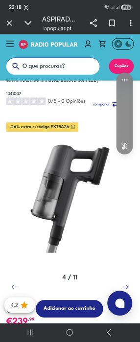 Aspirador Vertical AEG