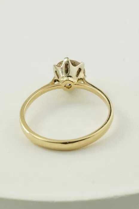 Złoty pierścionek 14K Brylant 1.66ct