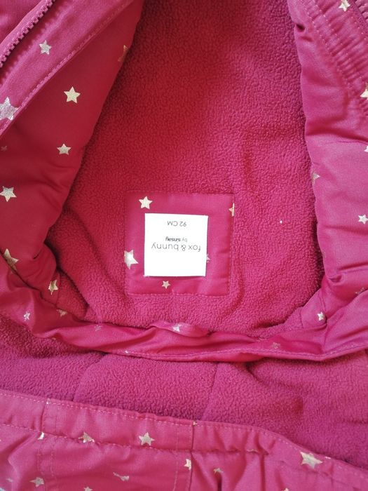 Kurtka zimowa bordowa