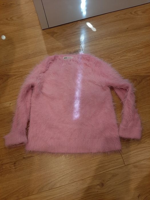 Sweterek różowy  puchaty