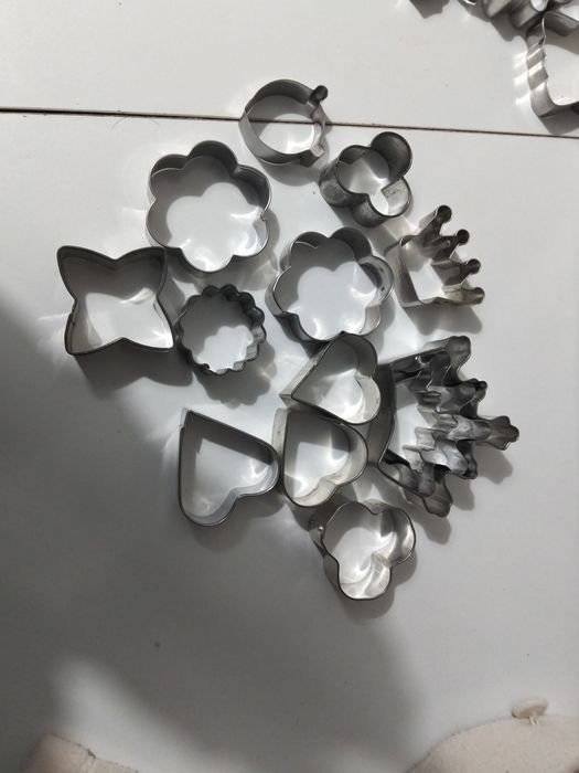 Formas de pastelaria variadas